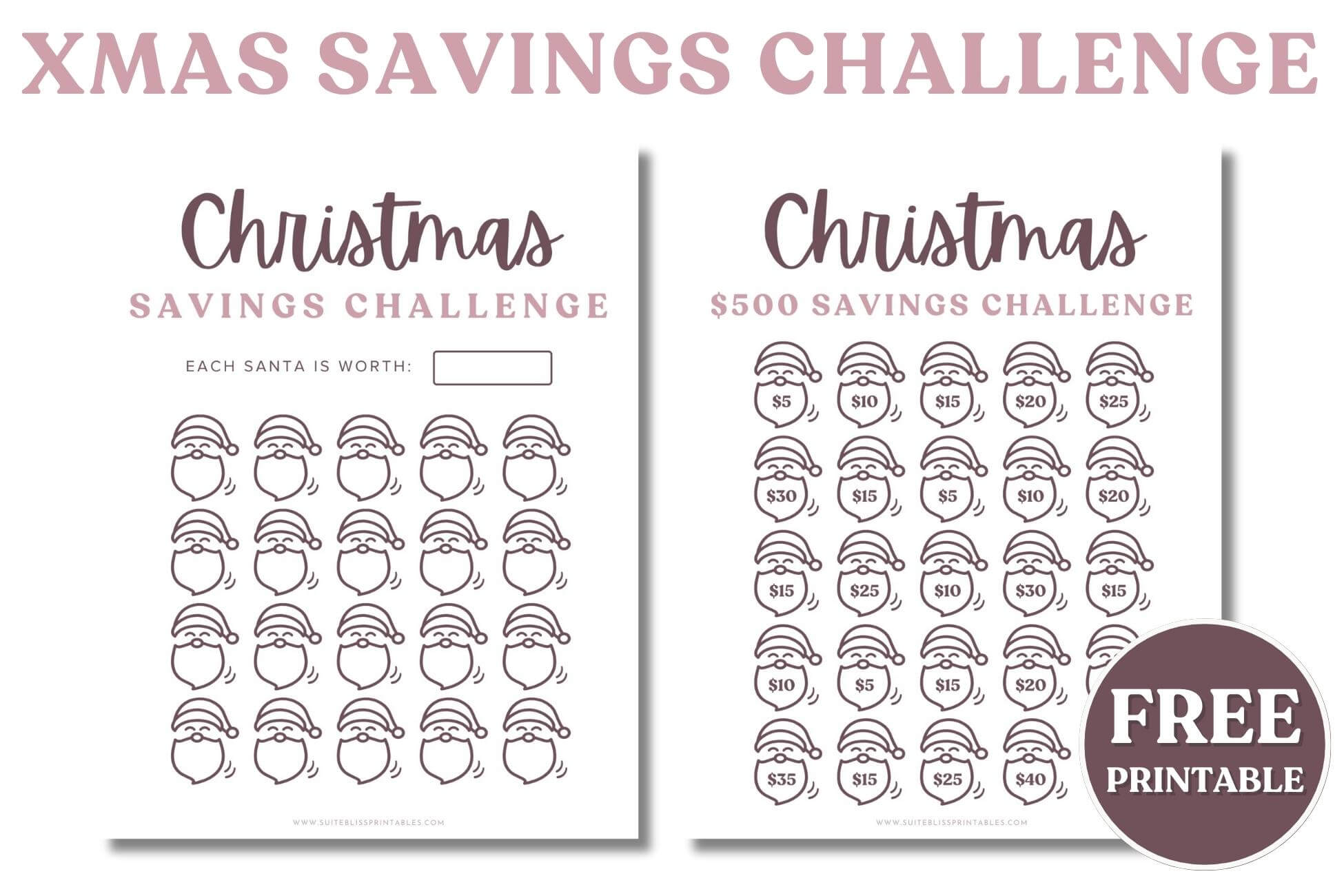 Christmas Savings Challenge 2