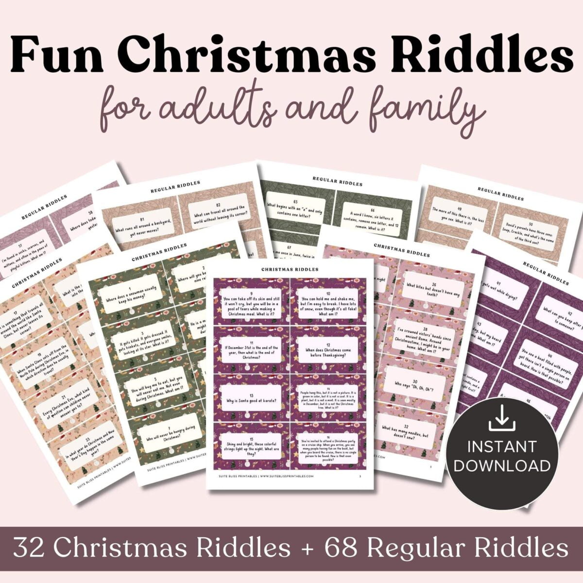 Printable Christmas Riddles with Answers 1