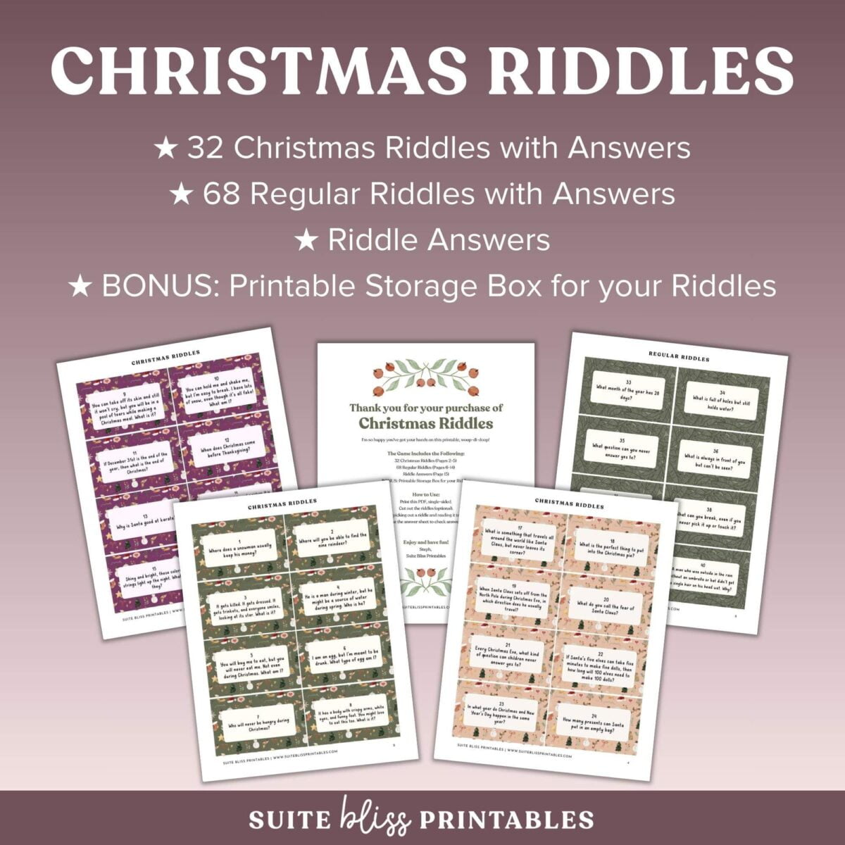 Printable Christmas Riddles with Answers 2